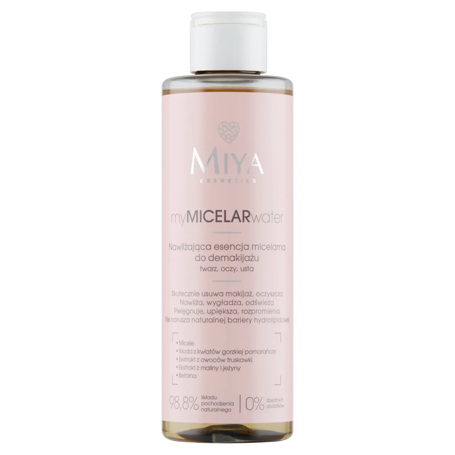 

Miya Cosmetics myMICELARwater натуральная мицеллярная эссенция для снятия макияжа с лица, 200 мл