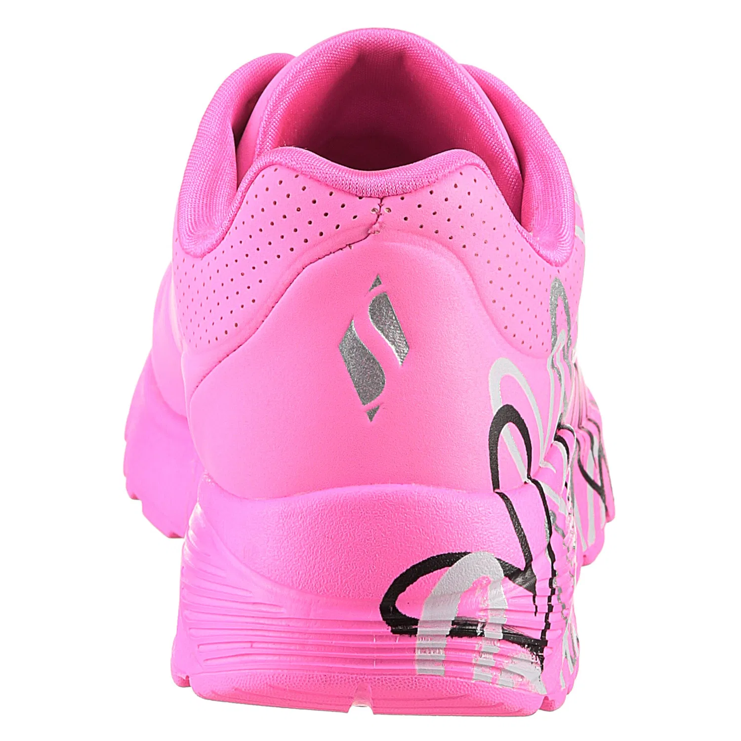 Детские кроссовки на платформе с принтом Skechers, Pink Multi — фото 3