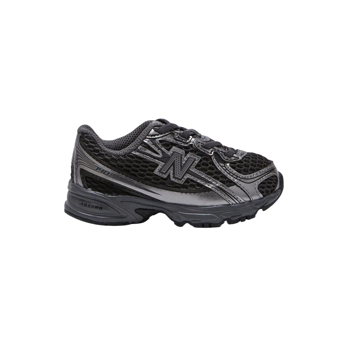Детские кроссовки для мальчиков из синтетической кожи New Balance, Black — фото 3