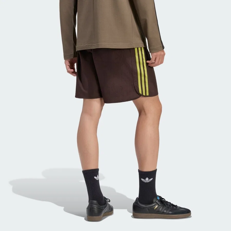 Шорты ADIDAS ORIGINALS Regular Pants 'Sprinter' каштаново-коричневого цвета — фото 4