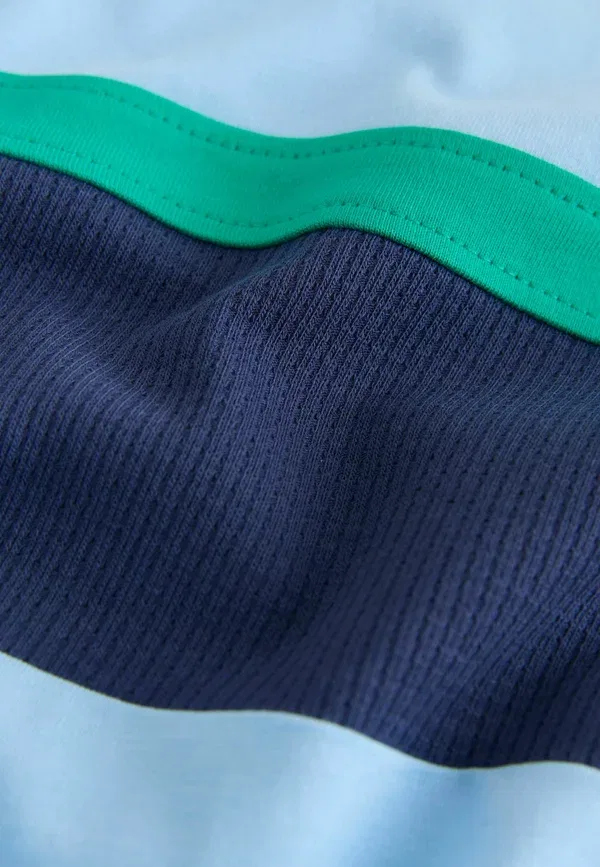 Футболка с коротким рукавом Colourblock, 100% хлопок, Next Navy Textured, темно-синий — фото 2
