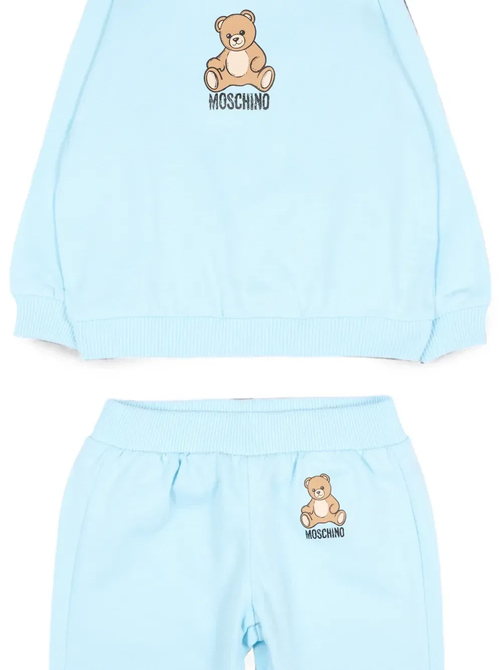 Спортивный костюм Мишка Тедди Moschino Kids, синий — фото 3