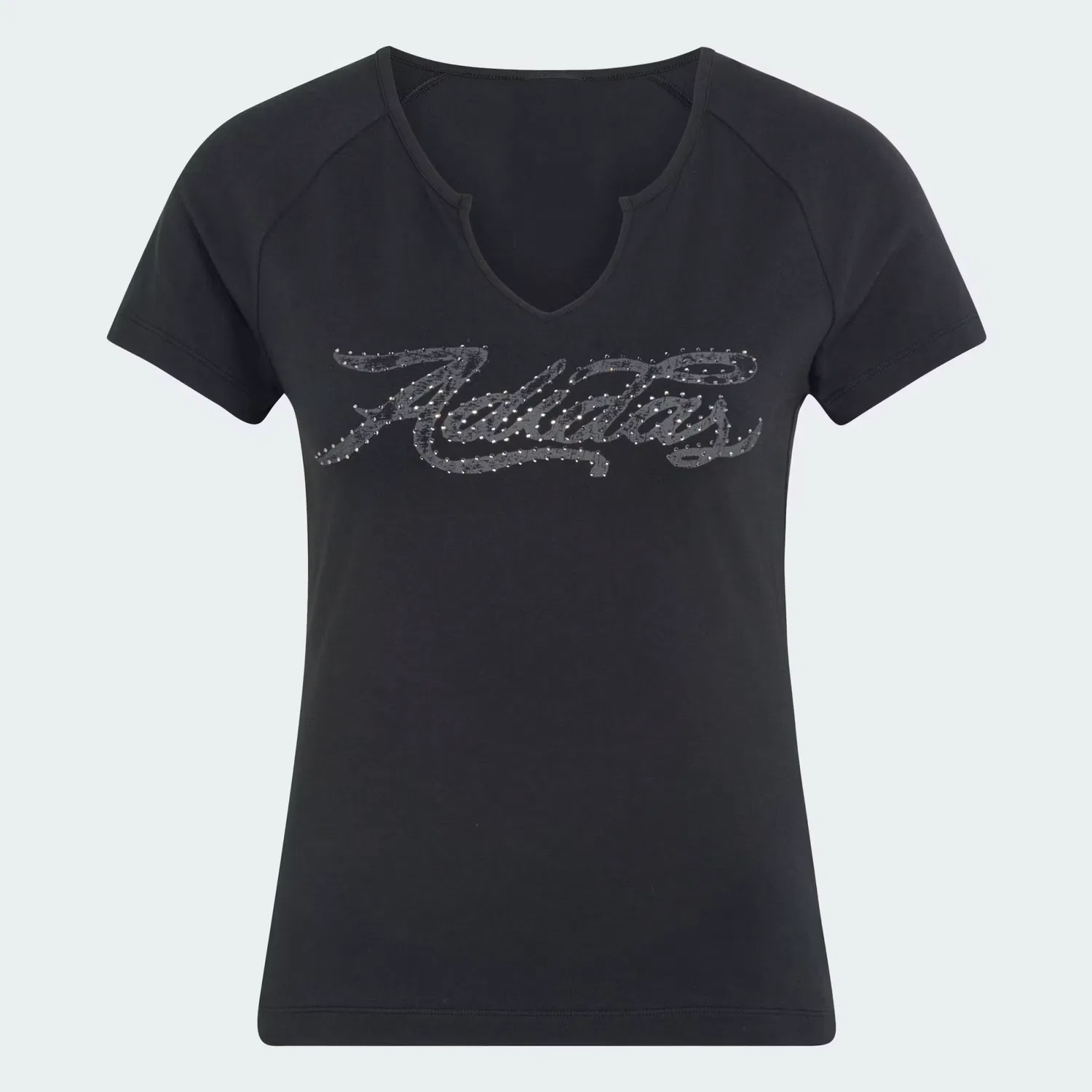 Женская футболка с графическим принтом Graphic Slim Tee Adidas Originals, черный — фото 4