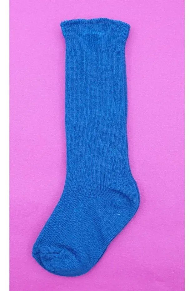 Детские носки до колена для малышей Kardeşler Baby, Petrol Blue