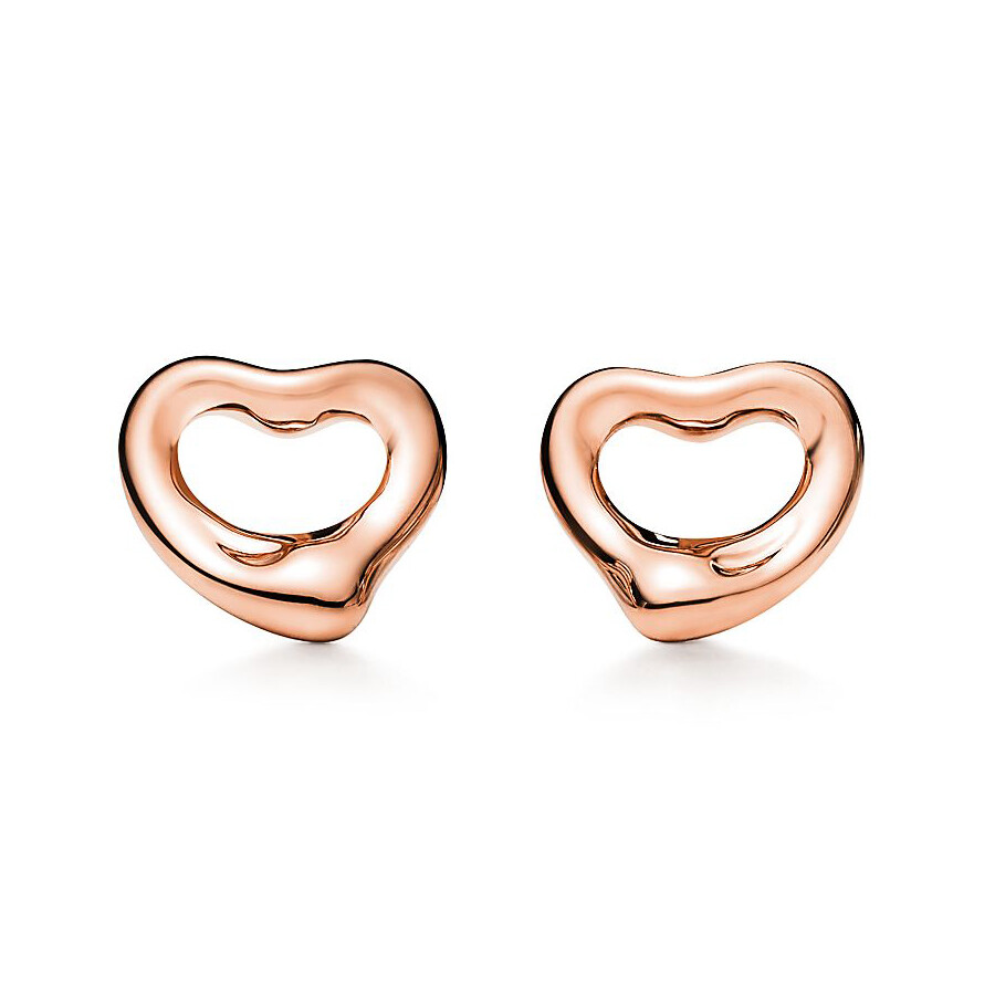 

Серьги Tiffany & Co. Elsa Peretti Open Heart, розовое золото
