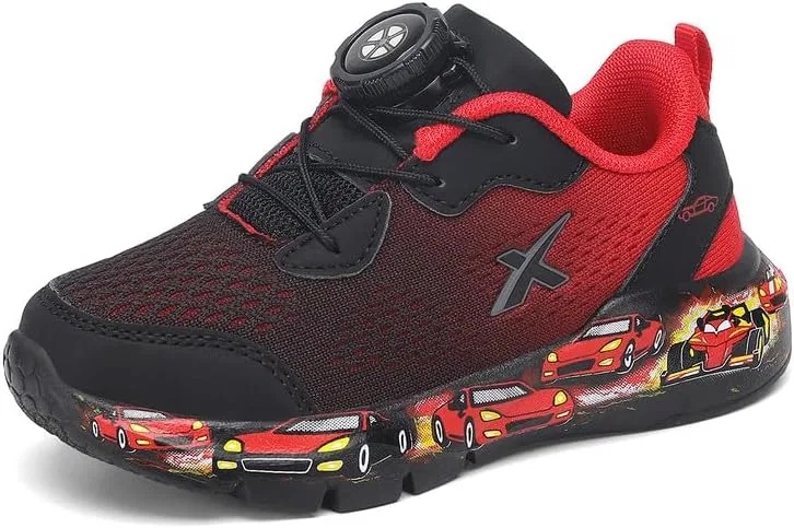 Детские кроссовки для мальчиков с липучкой Calvin GEERX, Red Black
