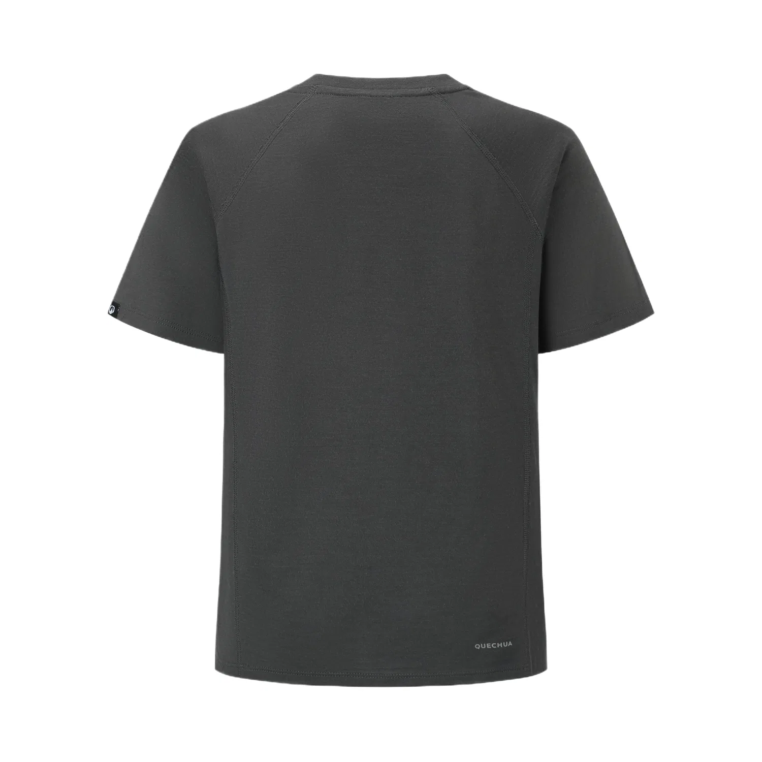 Детская футболка с круглым вырезом DECATHLON, Carbon Gray — фото 3