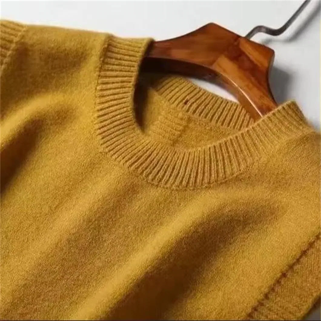 Женское вязаное платье с круглым вырезом и пуговицами Casual, Ginger — фото 3