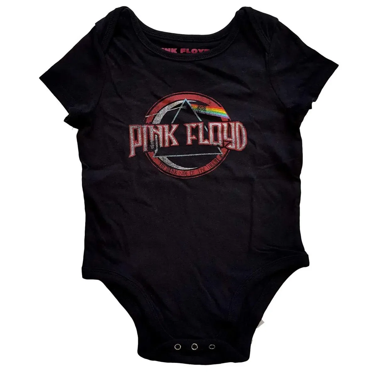 Футболка с принтом Dark Side of the Moon Vintage Grow, Pink Floyd, Black