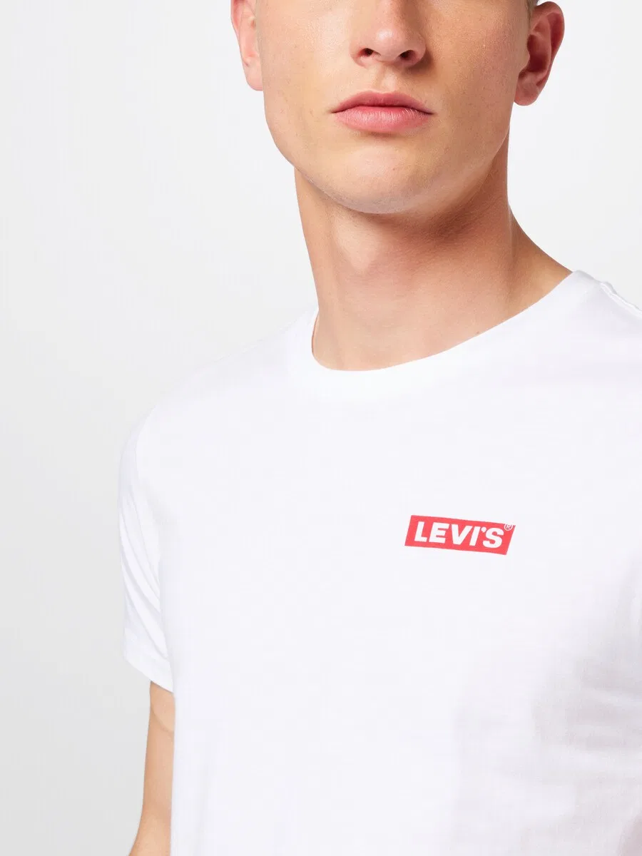 Футболки LEVI'S с графическим принтом, комплект из 2 штук, черные и белые — фото 2