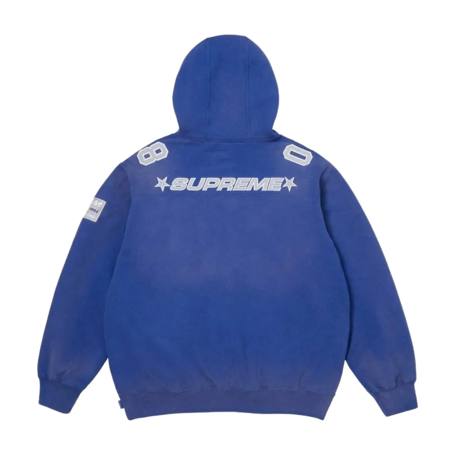 Мужское худи-джерси с капюшоном Football Jersey Supreme, синий — фото 2