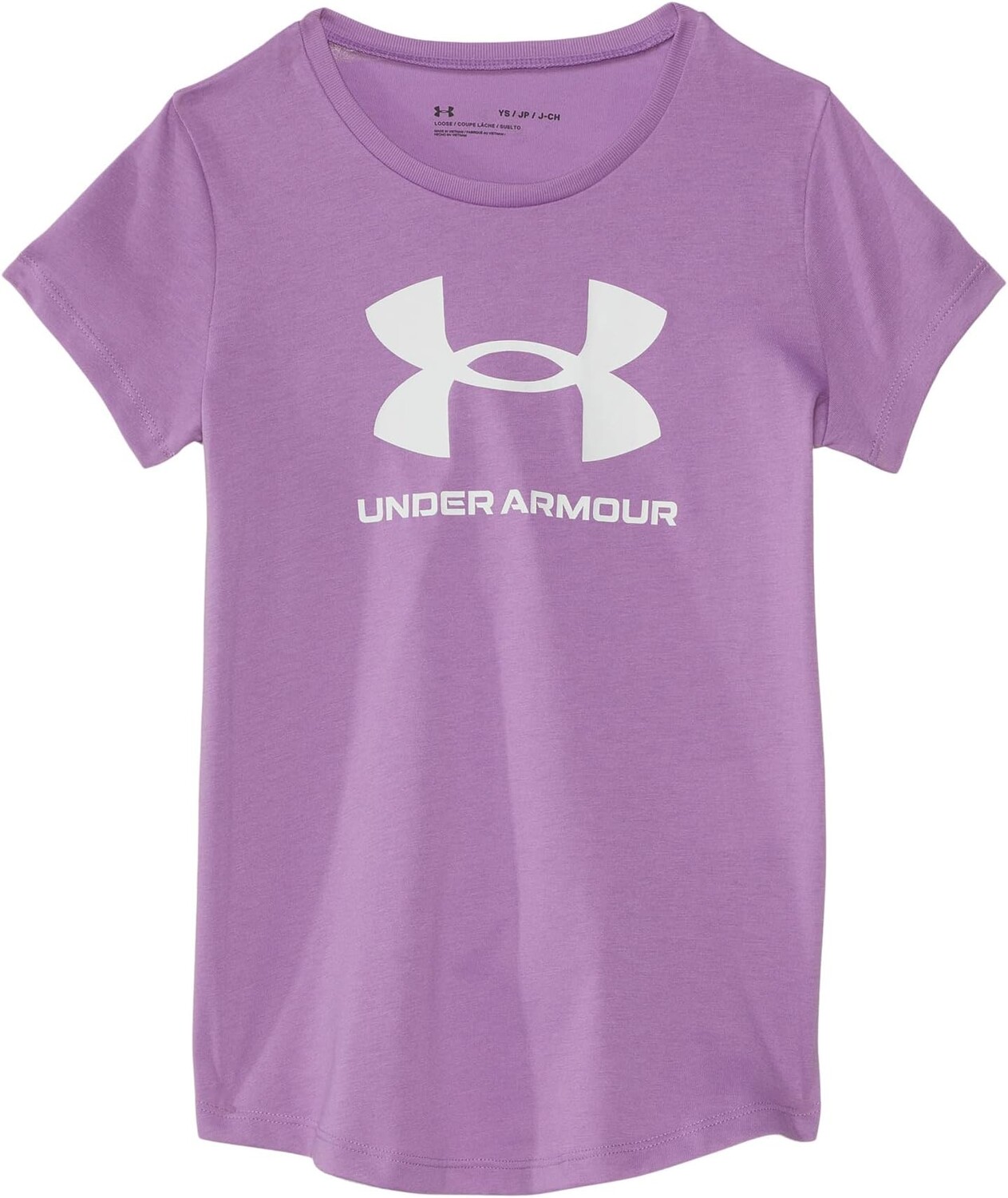 

Футболка Under Armour Kids Live Sportstyle Graphic Tee, цвет Provence Purple/White