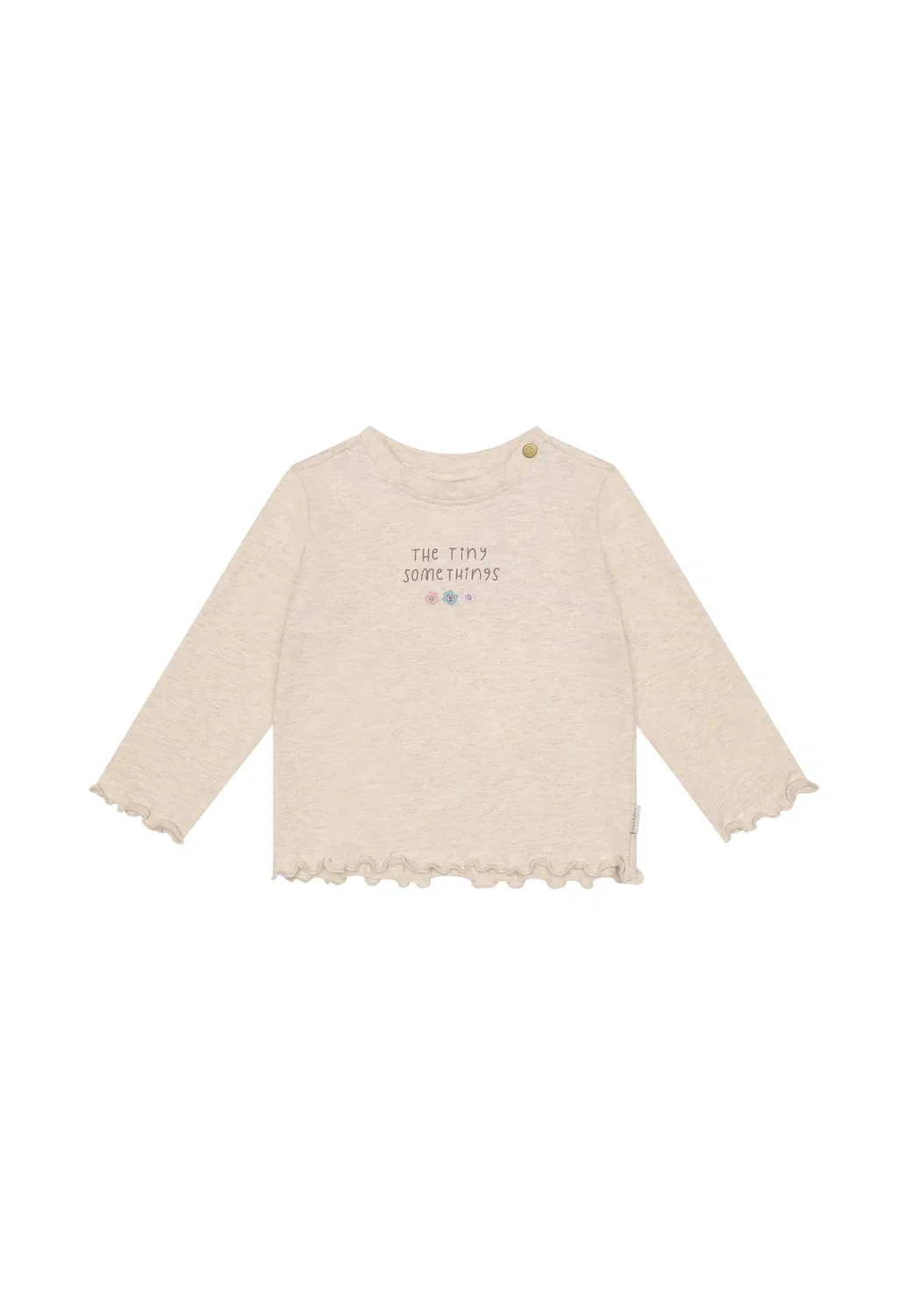 Футболка Langarmshirt унисекс с длинными рукавами Noppies, Sand Melange