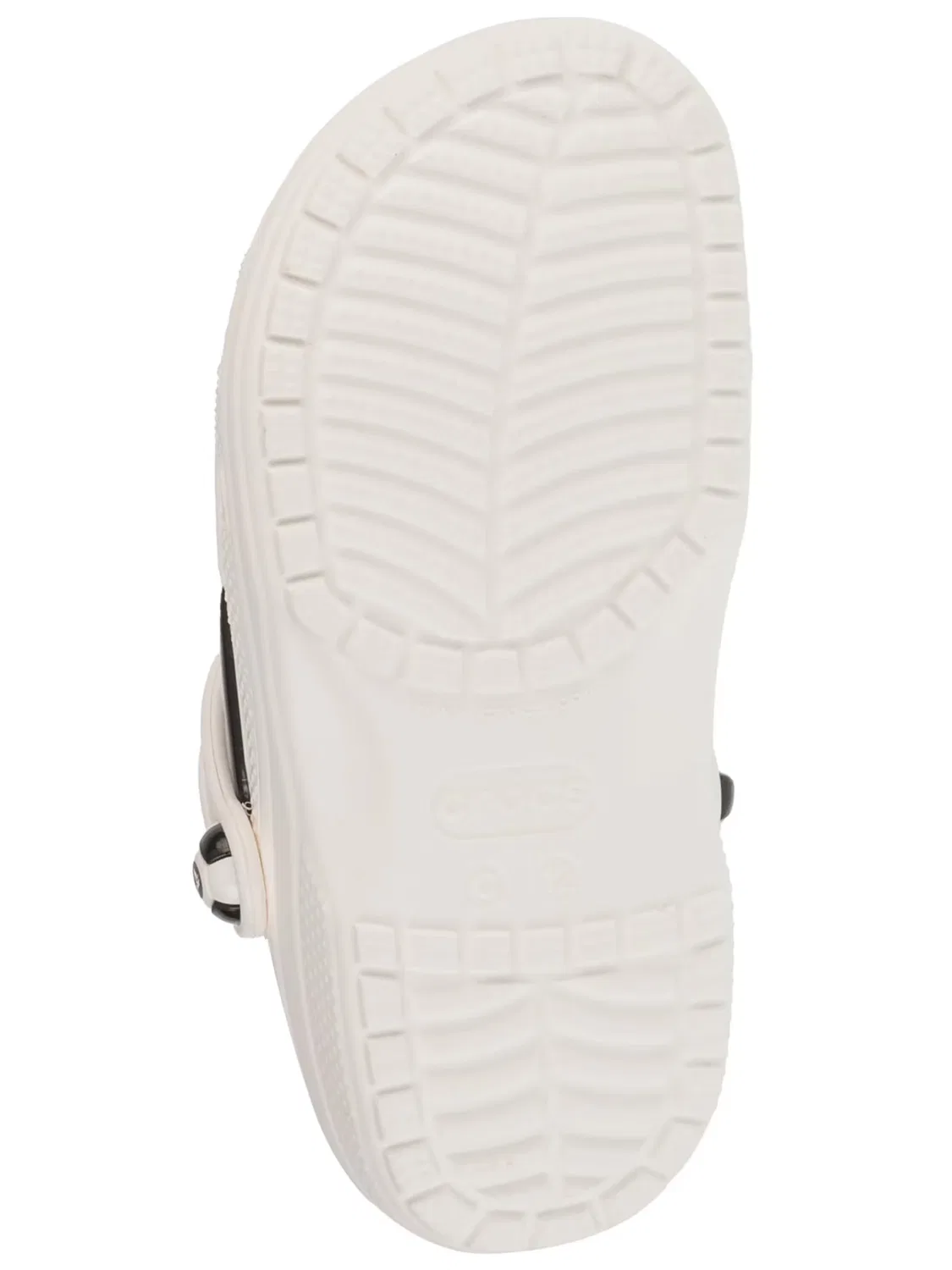 Детские сандалии Crocs Classic Soccer Ball Clog Kids белого цвета — фото 3