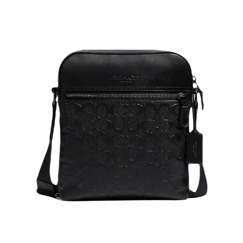 

Сумка Coach Outlet Houston Flight In Signature Leather, черный