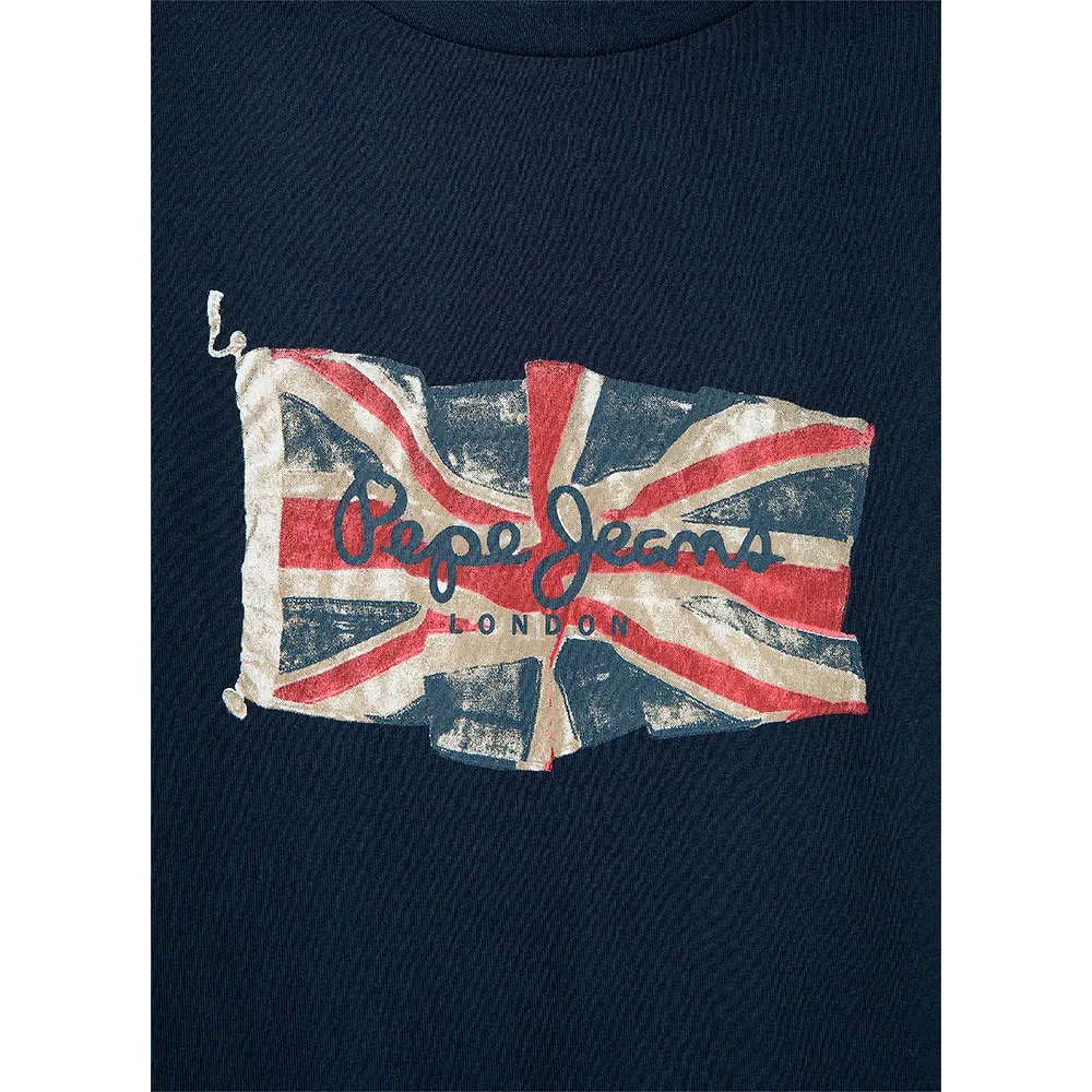 Детская футболка с принтом Union Jack Pepe jeans, Blue — фото 3