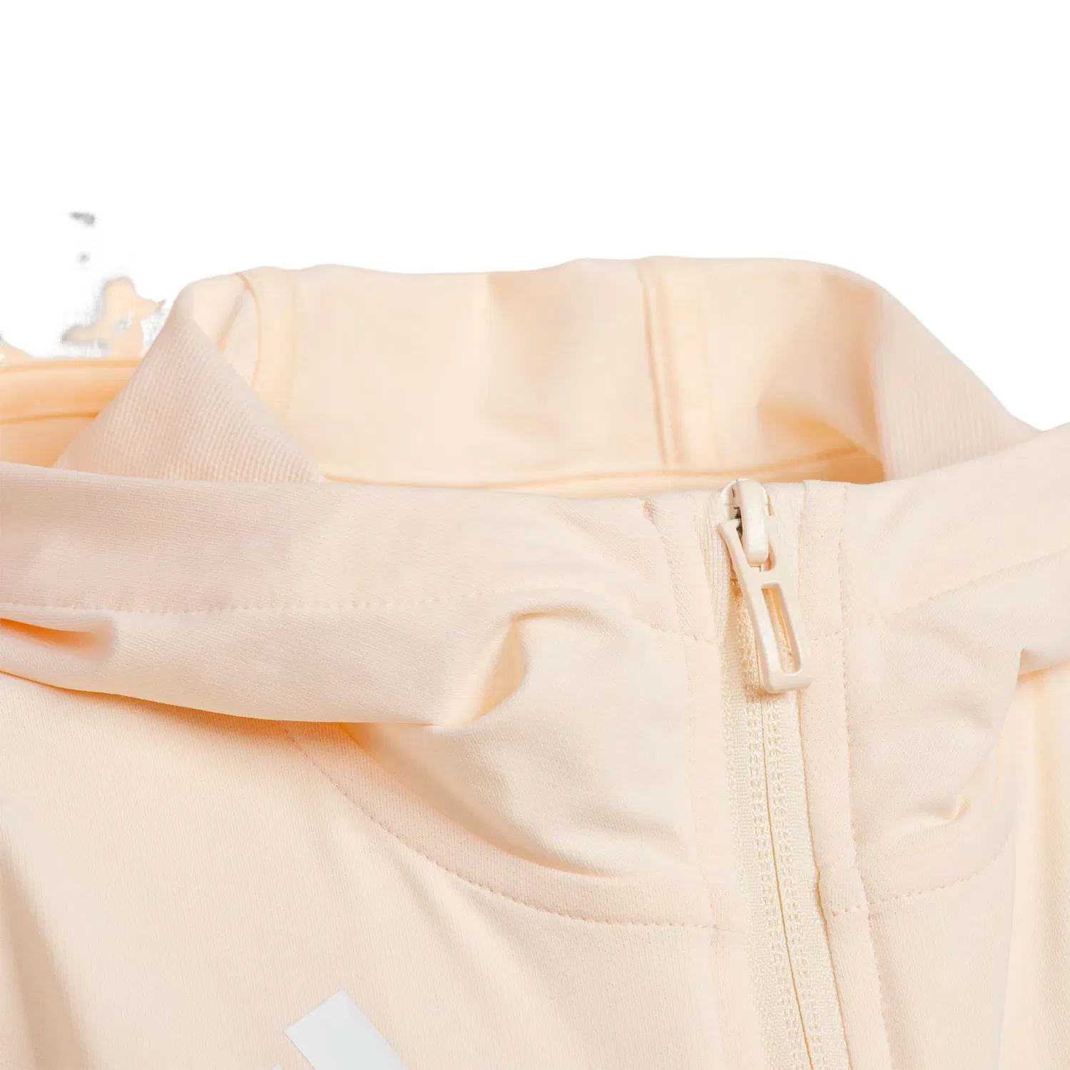 Детская куртка Knitted Hooded Jacket 'Bleached Pink' adidas, Bleached Pink — фото 3