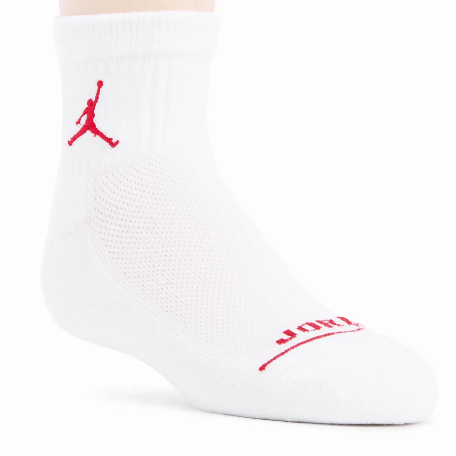 Набор из 6 пар средних носков Jordan Legend до щиколотки, White — фото 3