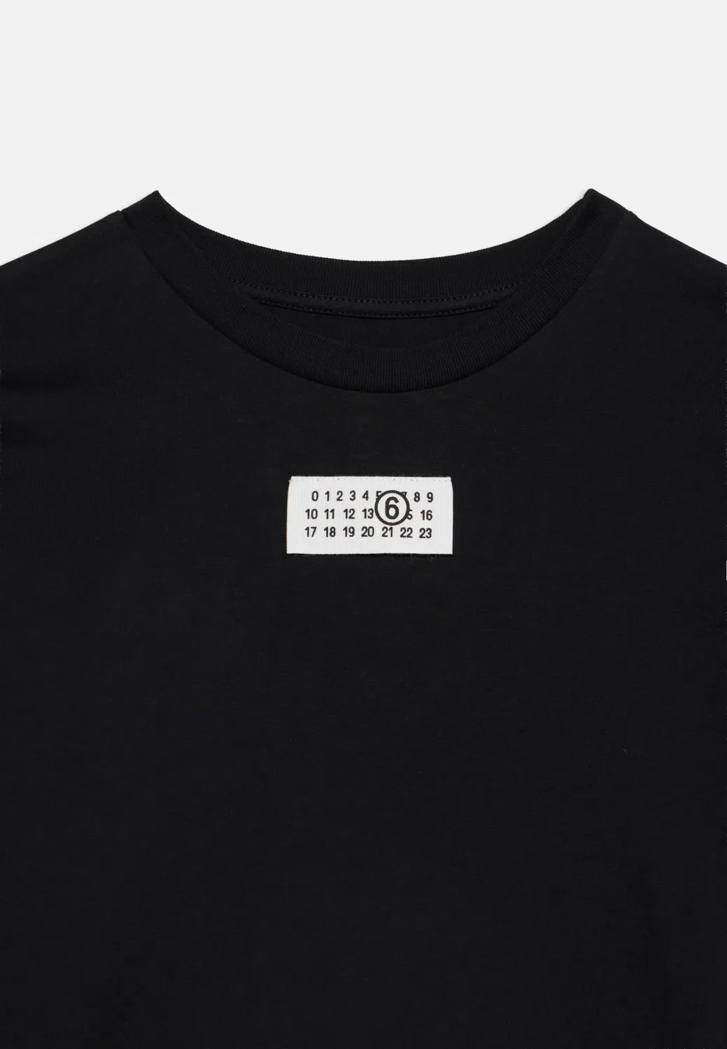 Унисекс - футболка с длинными рукавами Mm6 Maison Margiela, Black — фото 3