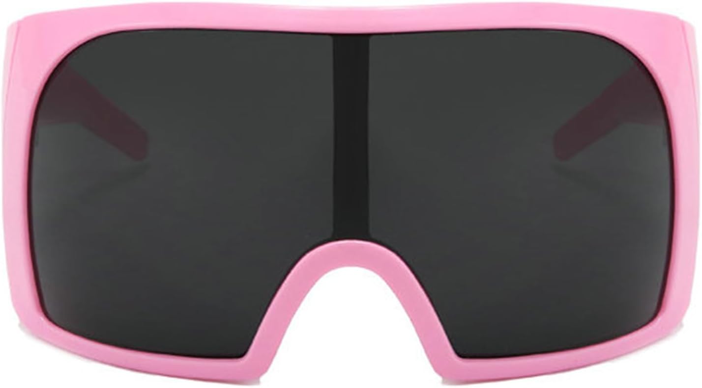 

Солнцезащитные очки Helena Oversized для женщин и мужчин, футуристические солнцезащитные очки-щитки, обтекаемые солнцезащитные очки, модные винтажные солнцезащитные очки в стиле Y2K, Pink