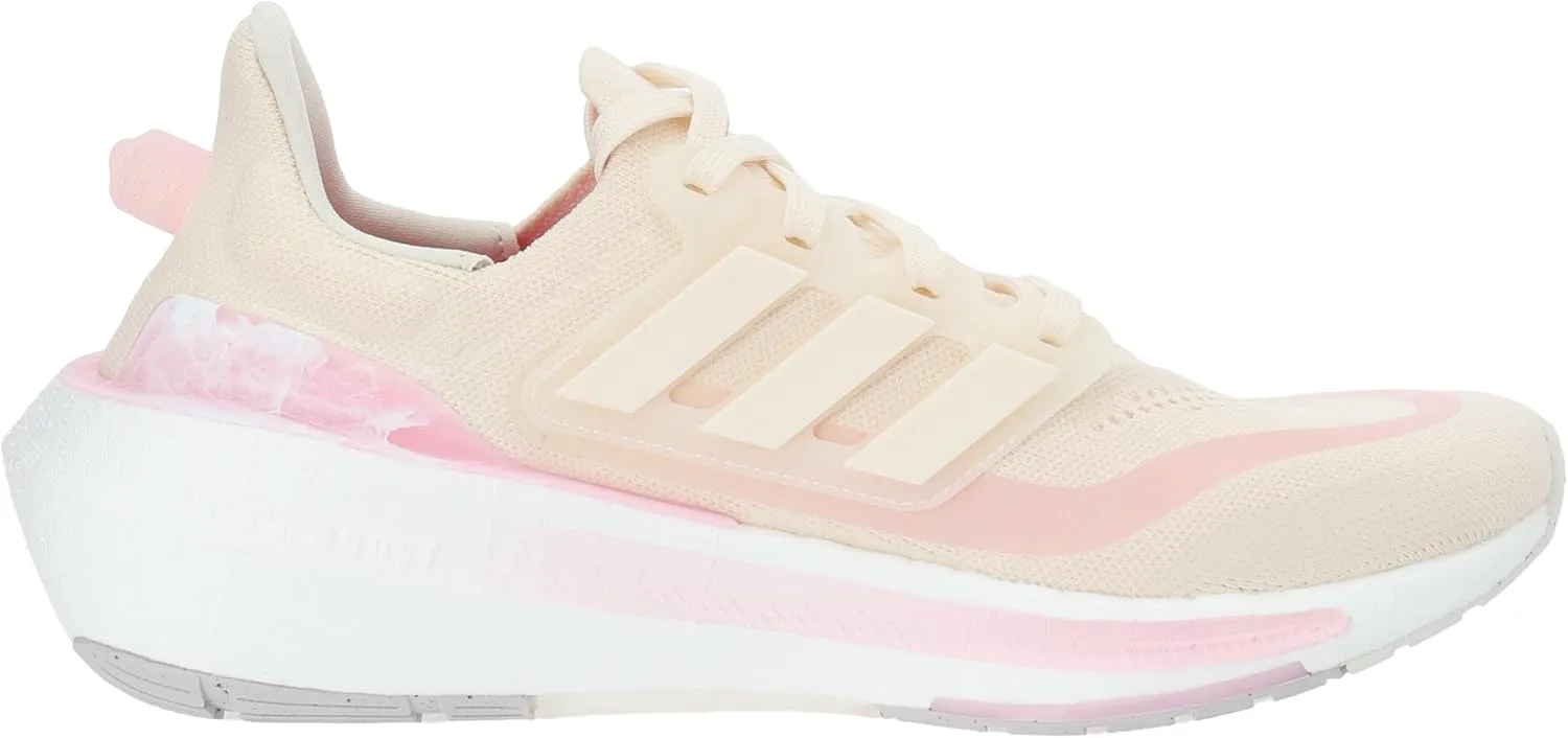 Кроссовки Adidas Ultraboost для мужчин, легкие, белый/розовый — фото 2