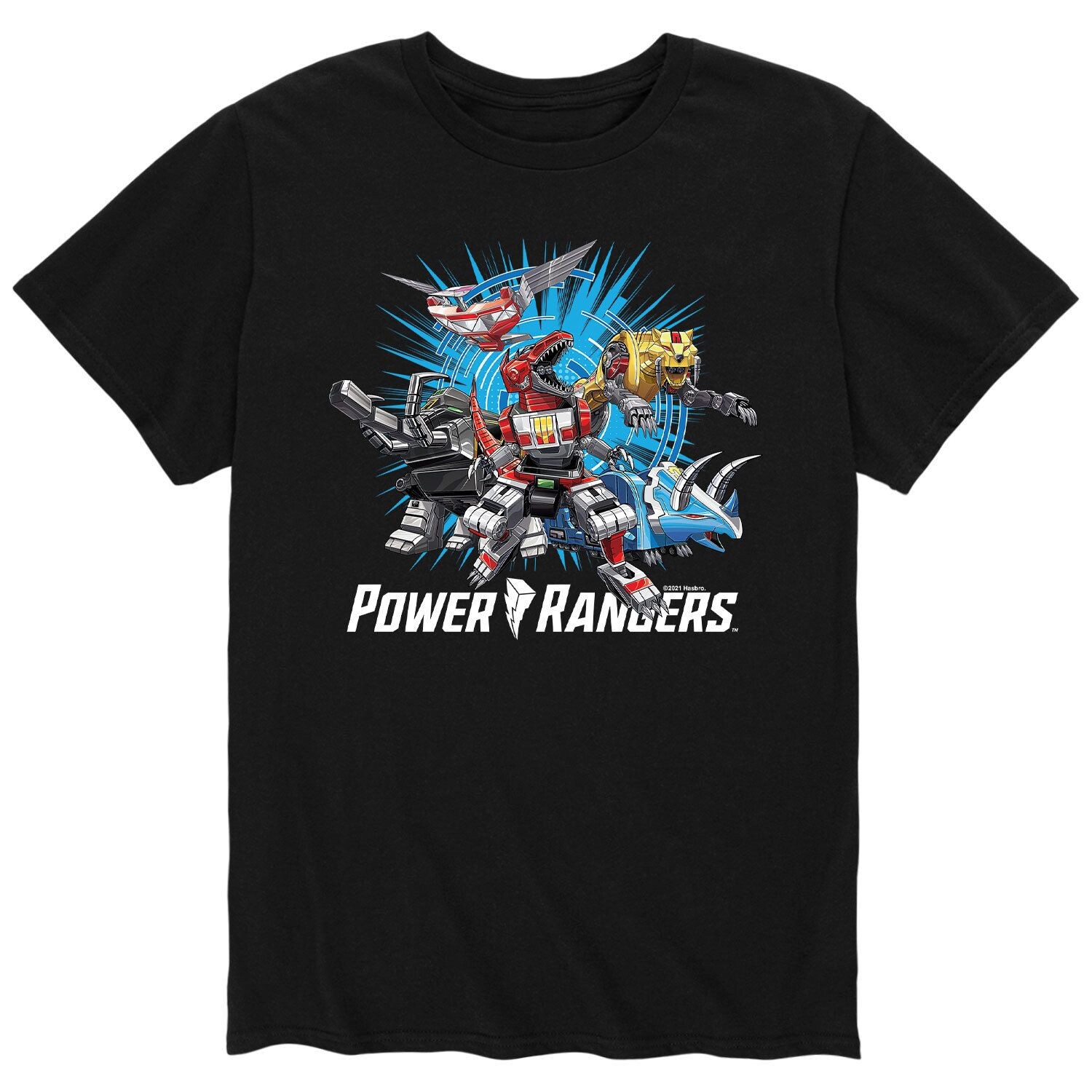 

Мужская футболка Power Rangers Zords Licensed Character