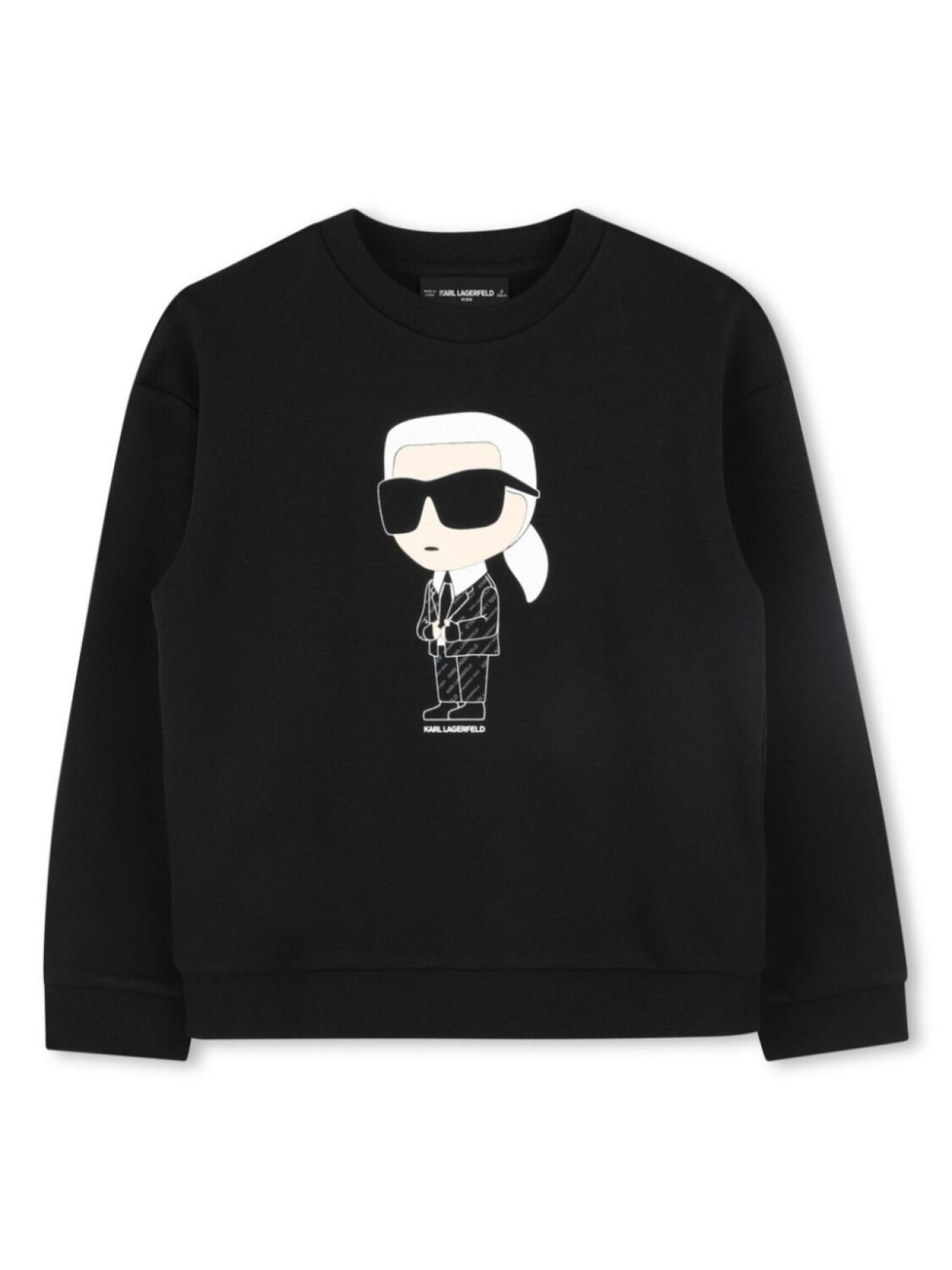 

Толстовка Ikonik Karl Karl Lagerfeld Kids, черный