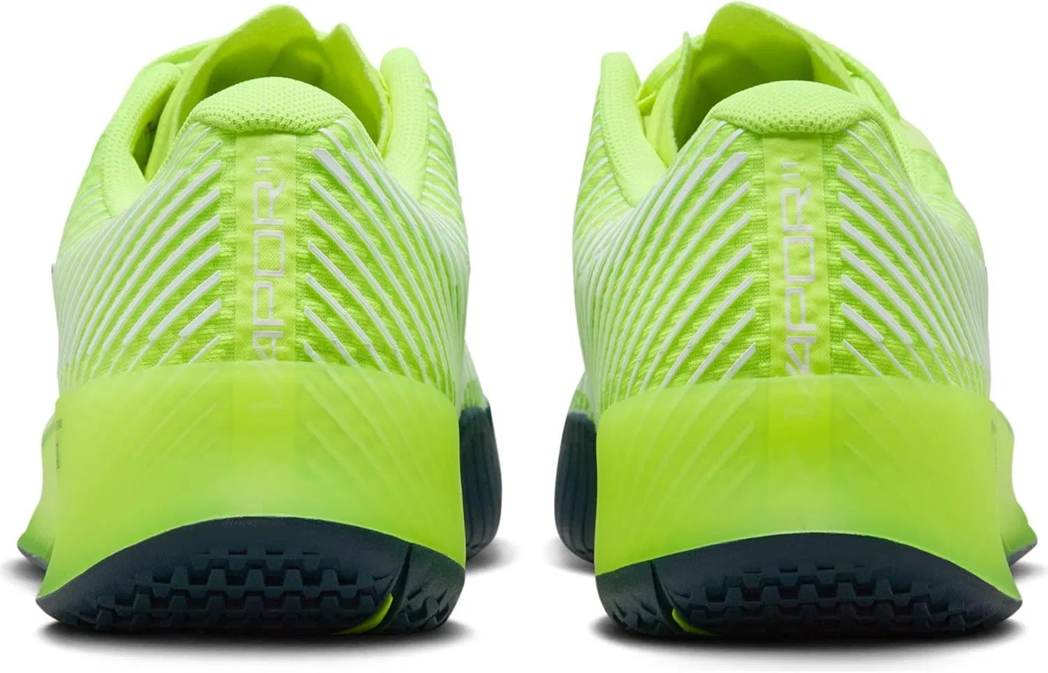 Кроссовки теннисные Nike Zoovapor 11 HC, шнуровка, Volt White Armory Navy — фото 2