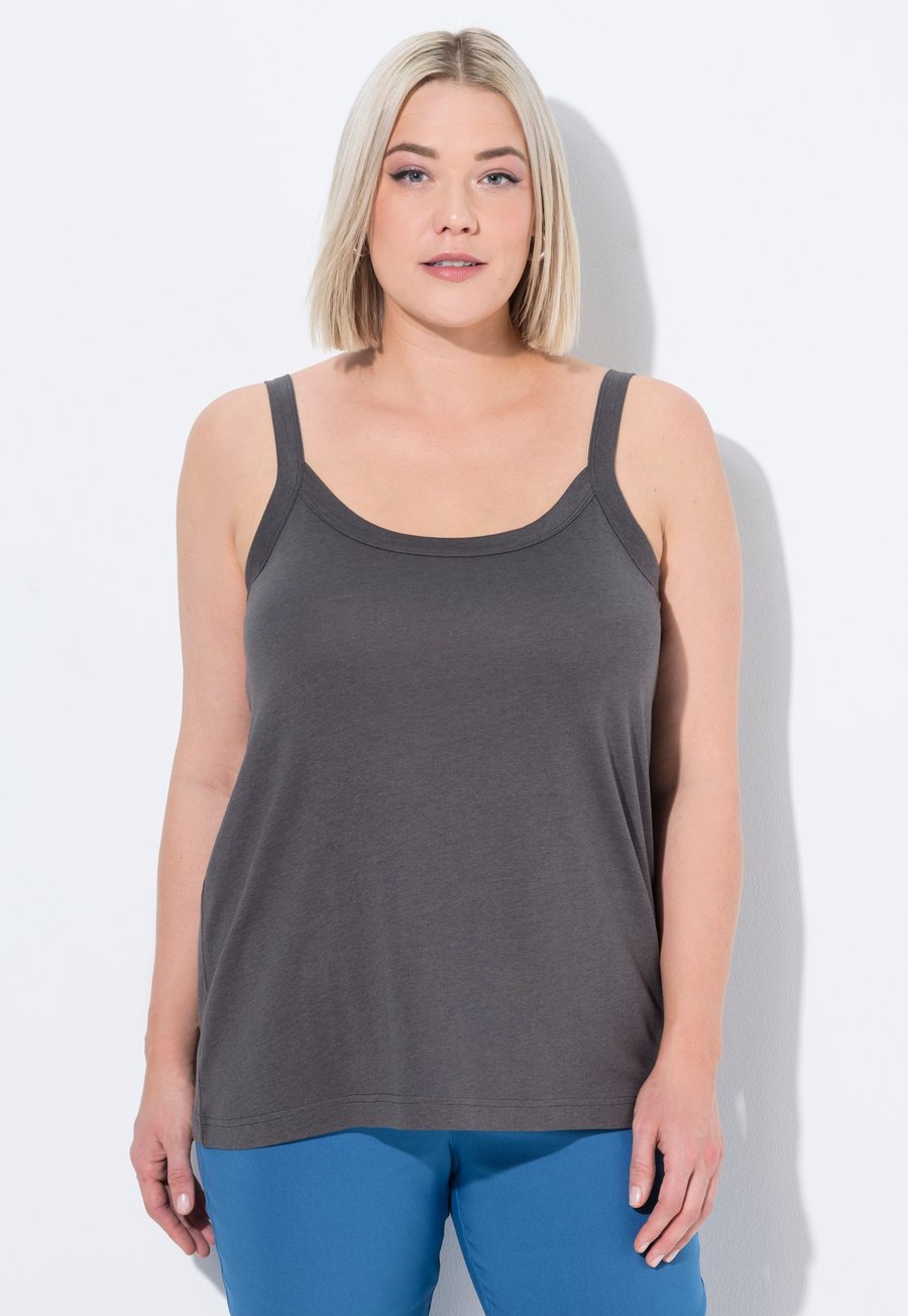 

Топ Ulla Popken Top, Graphite Grey/Anthracite