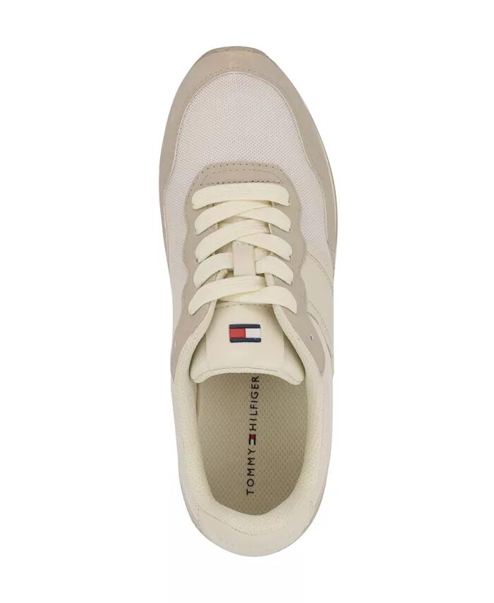 Женские модные кроссовки Cameo Lace Up Tommy Hilfiger, слоновая кость/кремовый — фото 4