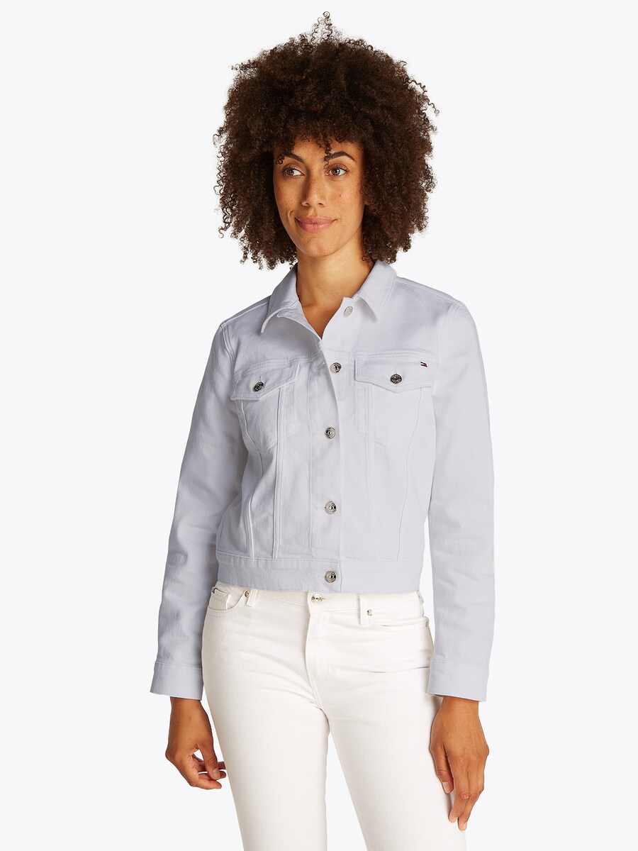 Межсезонная куртка TOMMY HILFIGER, цвет White denim — фото 2