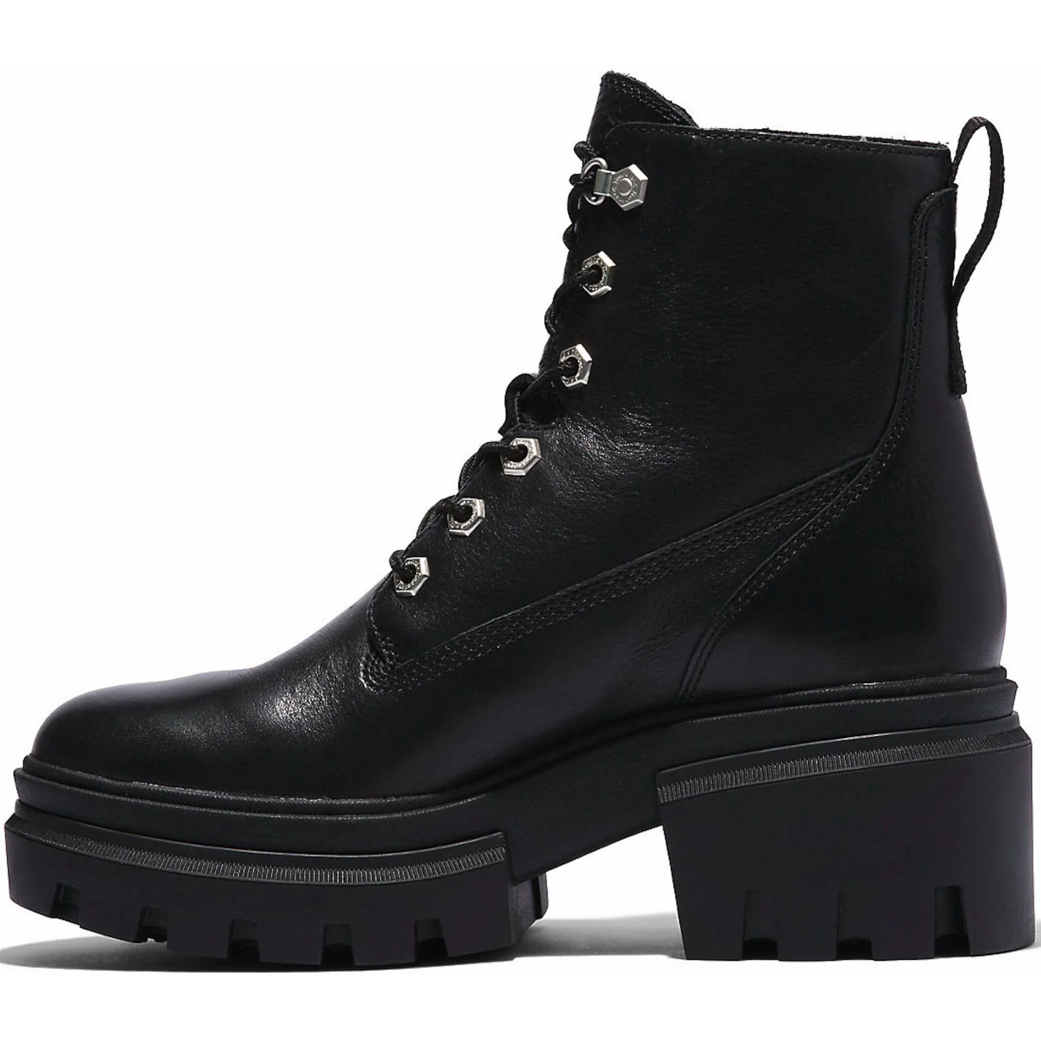Ботильоны Timberland на шнуровке "EVERLEIGH MID LACE UP BOOT", черный — фото 3