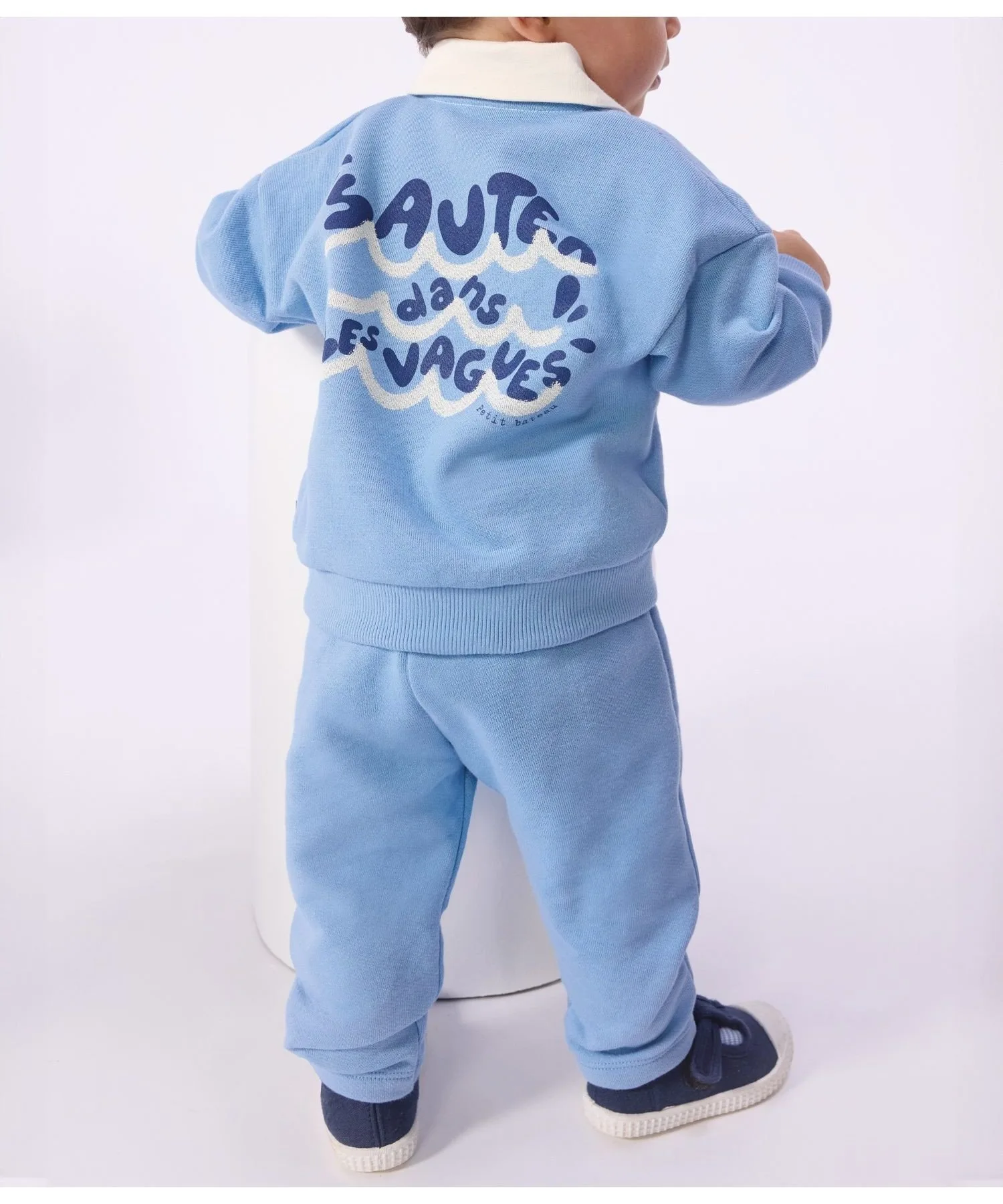 Спортивные штаны PETIT BATEAU, Light blue — фото 4