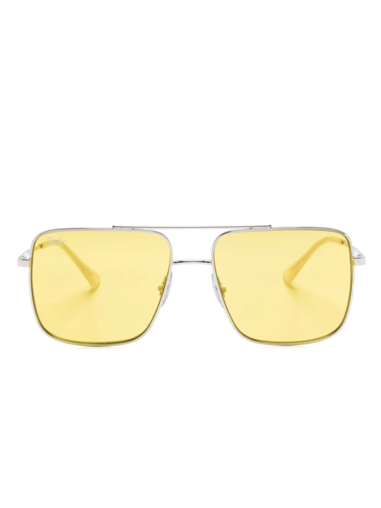 

Солнцезащитные очки в квадратной оправе Ray-Ban, серебряный