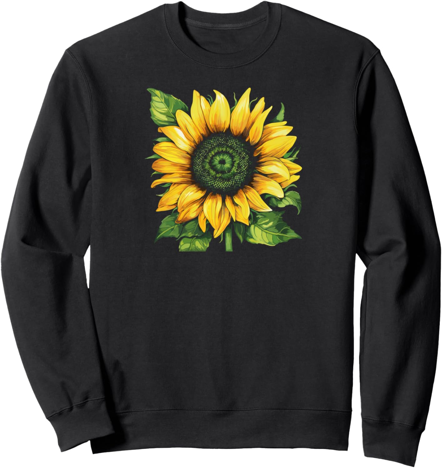 

Летняя толстовка с подсолнухами Sunflower Apparel, черный