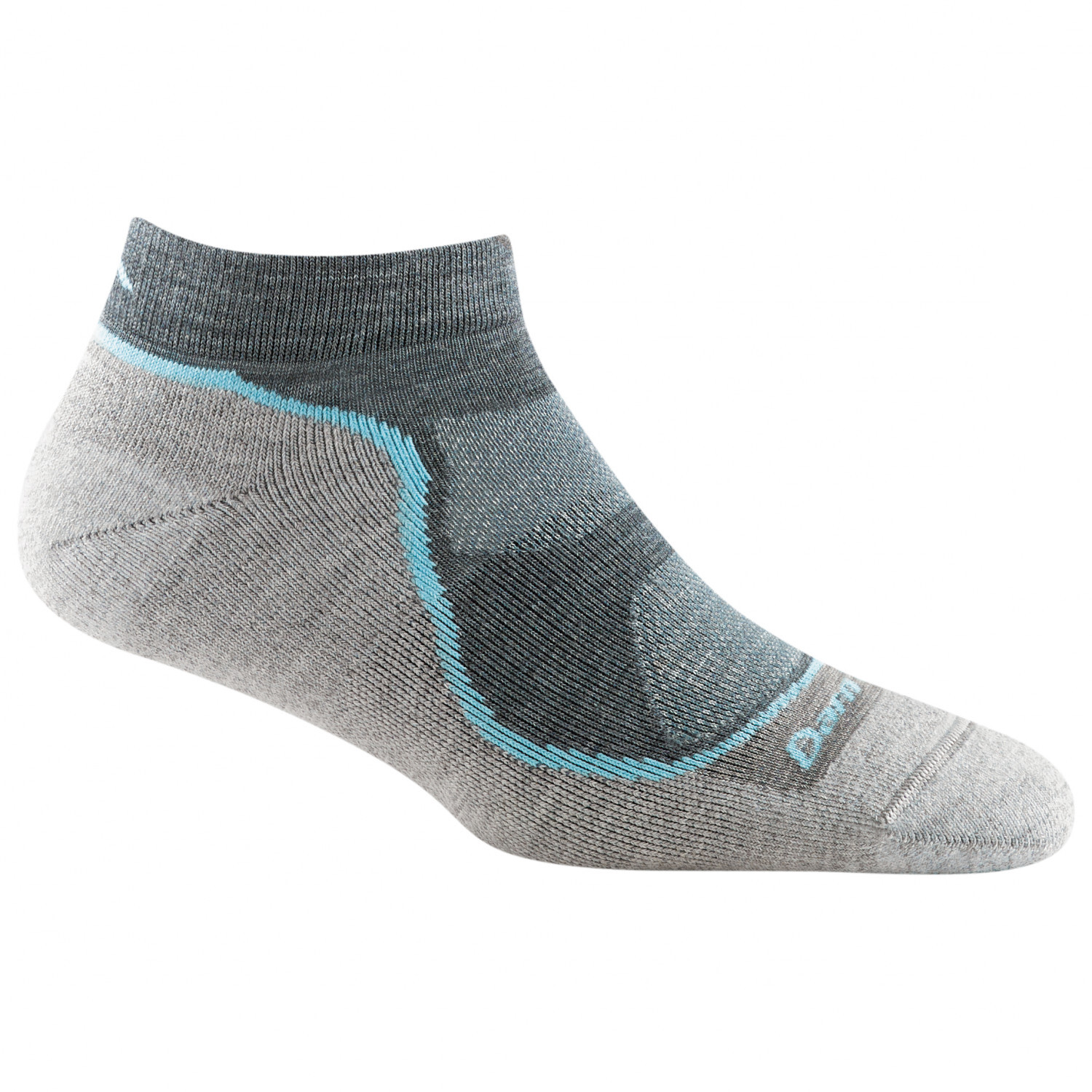 

Походные носки Darn Tough Women's Light Hiker No Show Lightweight w Cushion, цвет Slate