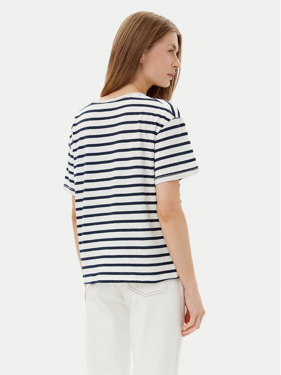 Футболка обычного кроя WW0WW44551 Tommy Hilfiger, синий — фото 3