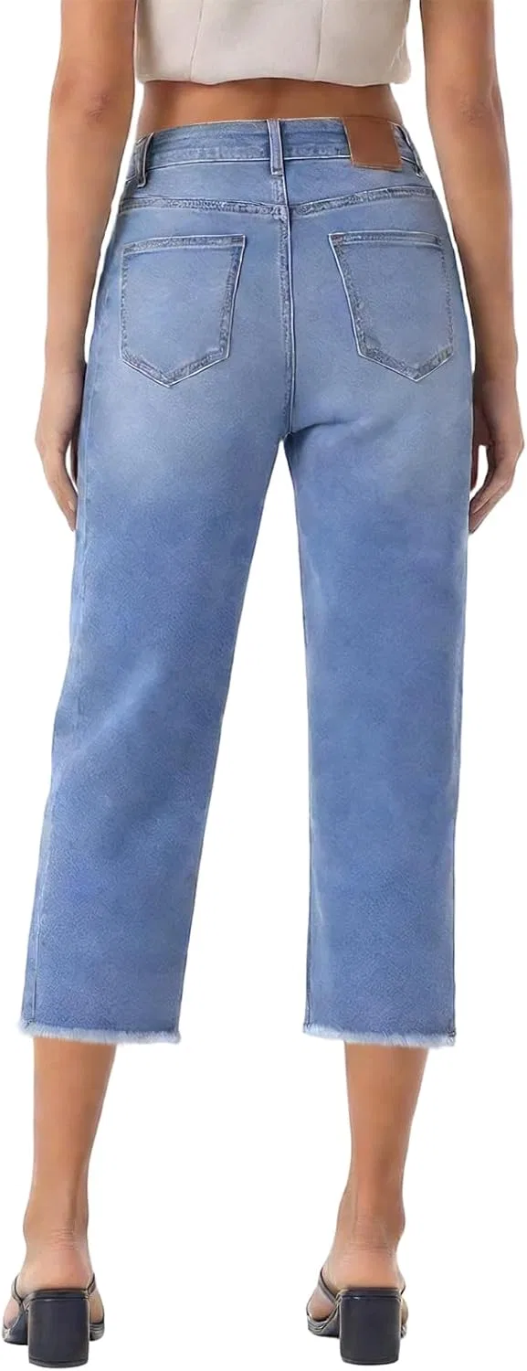 Джинсы-капри Light Blue — фото 2