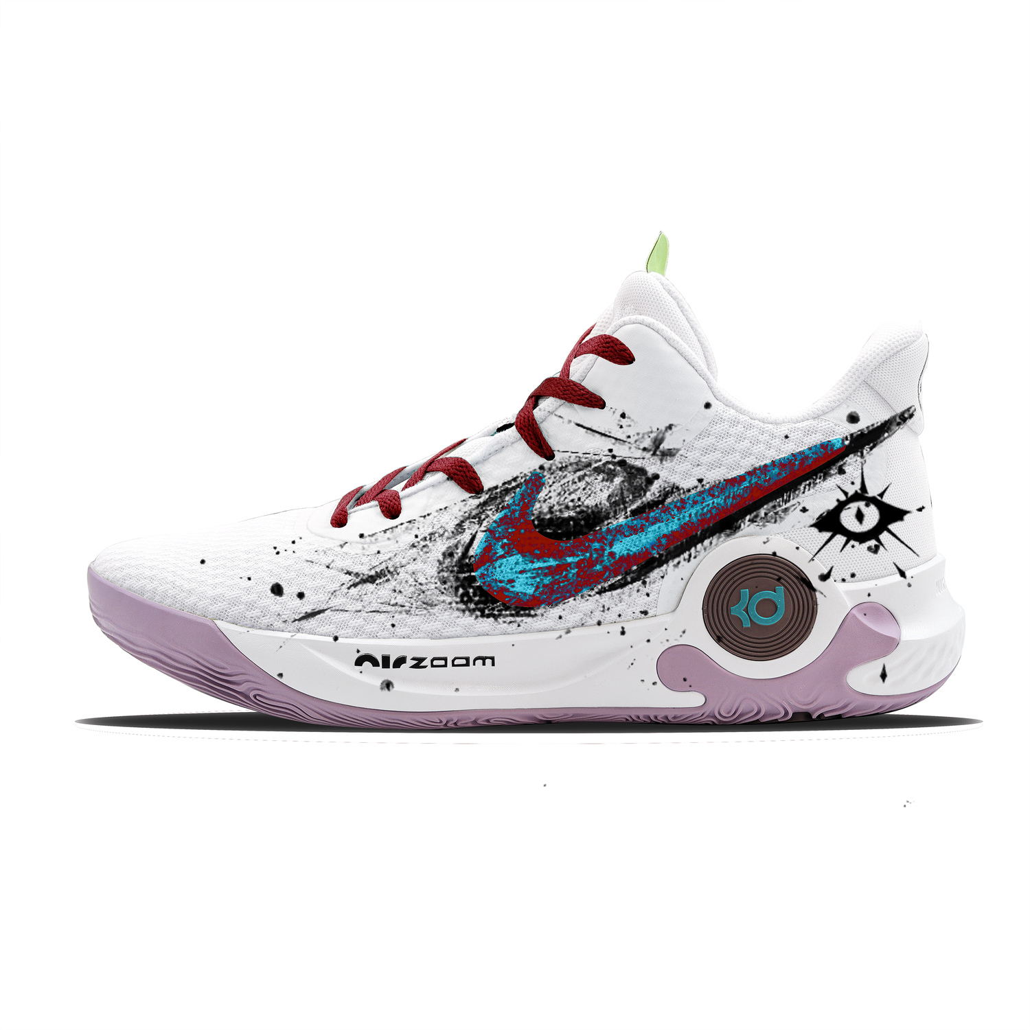 

Nike Кроссовки баскетбольные KD Trey 5 IX мужские мидтоп синий красный - синий белый красный, цвет Blue White Red