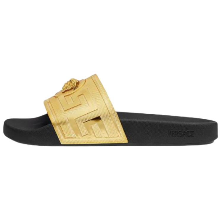 

VERSACE Сланцы La Medusa Slide мужские Gold