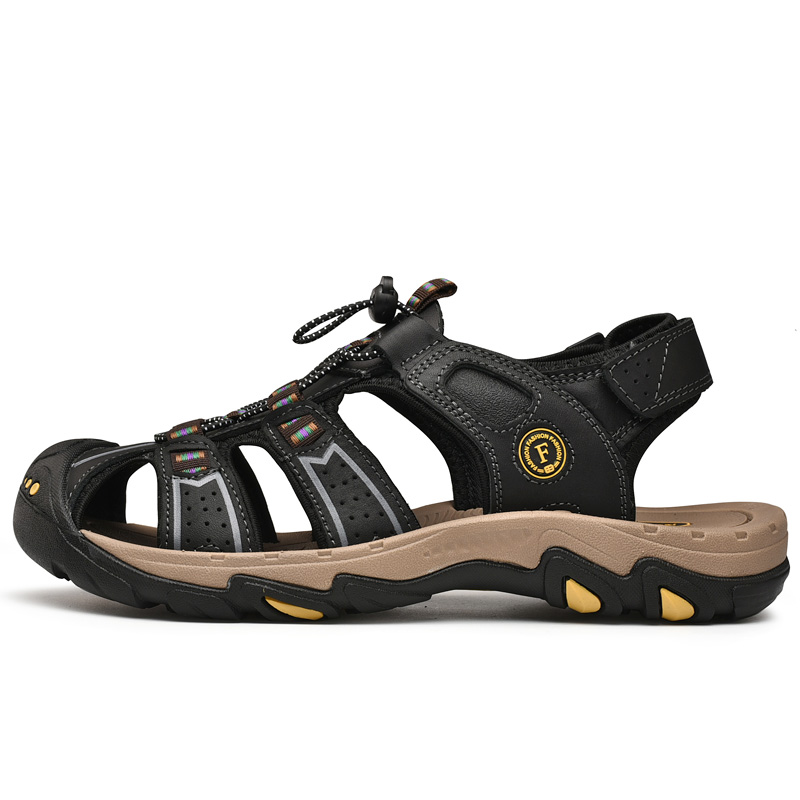 

HBRK Мужские противоскользящие треккинговые ботинки Balance River черные, цвет Black