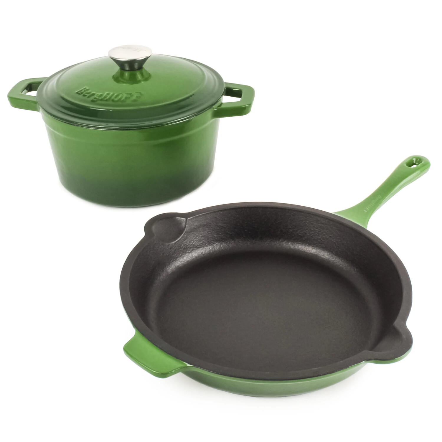 

Набор посуды BergHoff Neo Cast Iron, зеленый