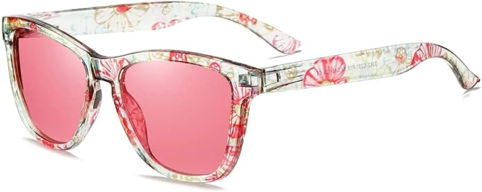 

Женские поляризованные солнцезащитные очки UV400 Мужские солнцезащитные очки Цветные оправы для очков Велоспорт Вождение Спорт Путешествия Очки generic, Ocean Pink