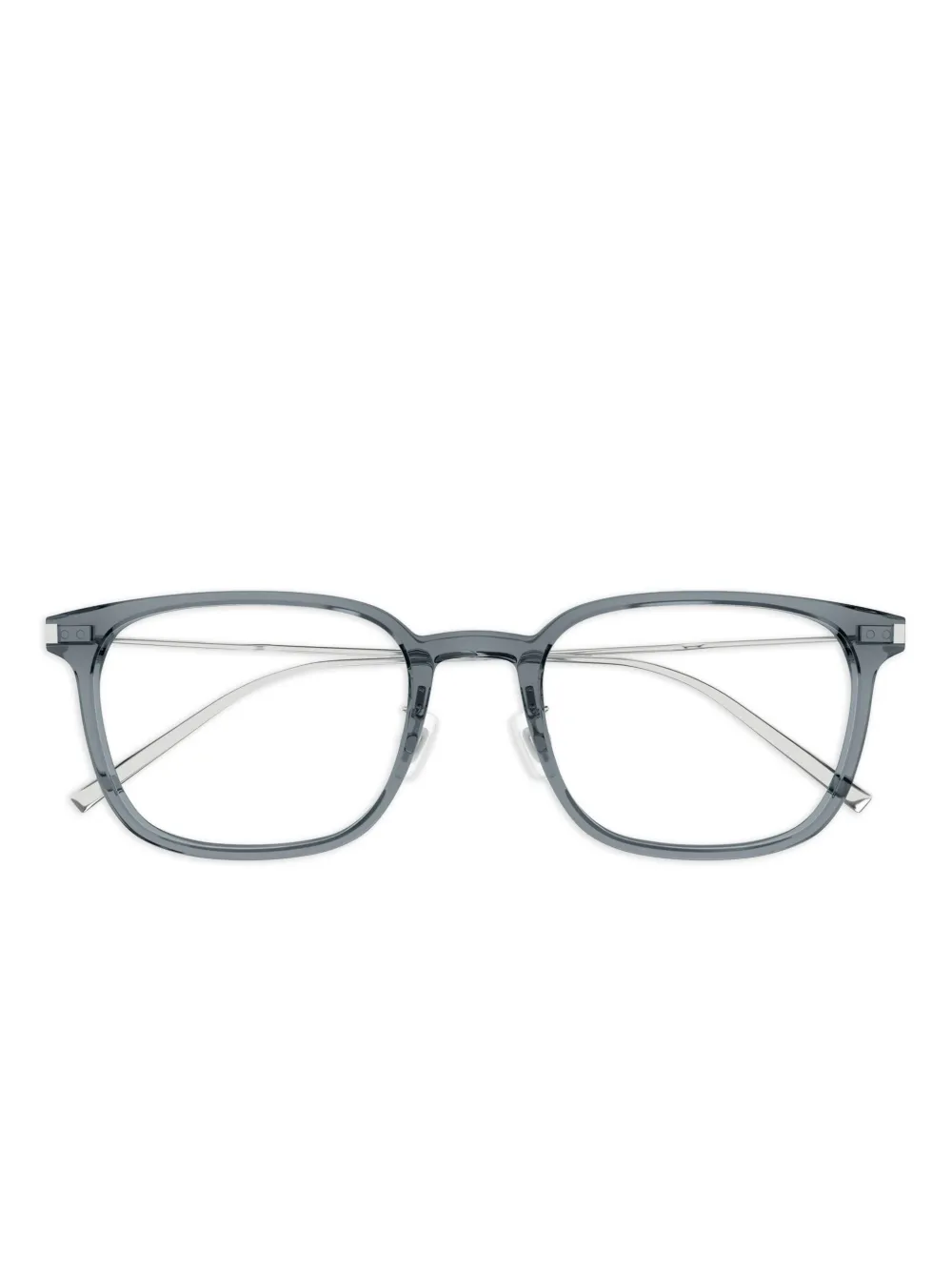 

Очки в квадратной оправе Saint Laurent Eyewear, серый
