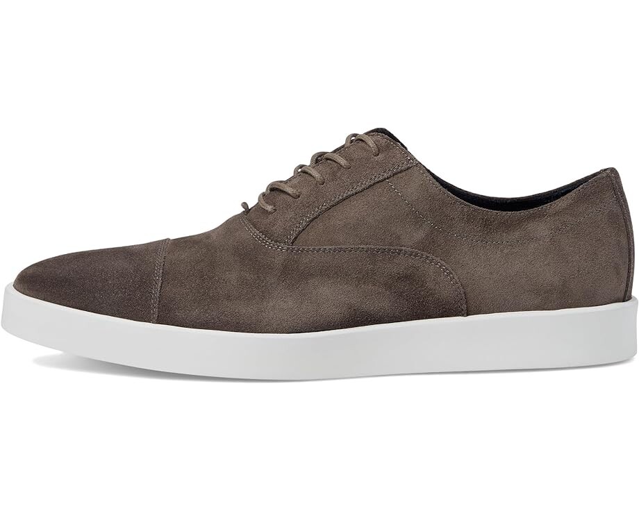 Кроссовки Johnston & Murphy Collection Bolivar Cap Toe, цвет Gray Italian Suede — фото 4