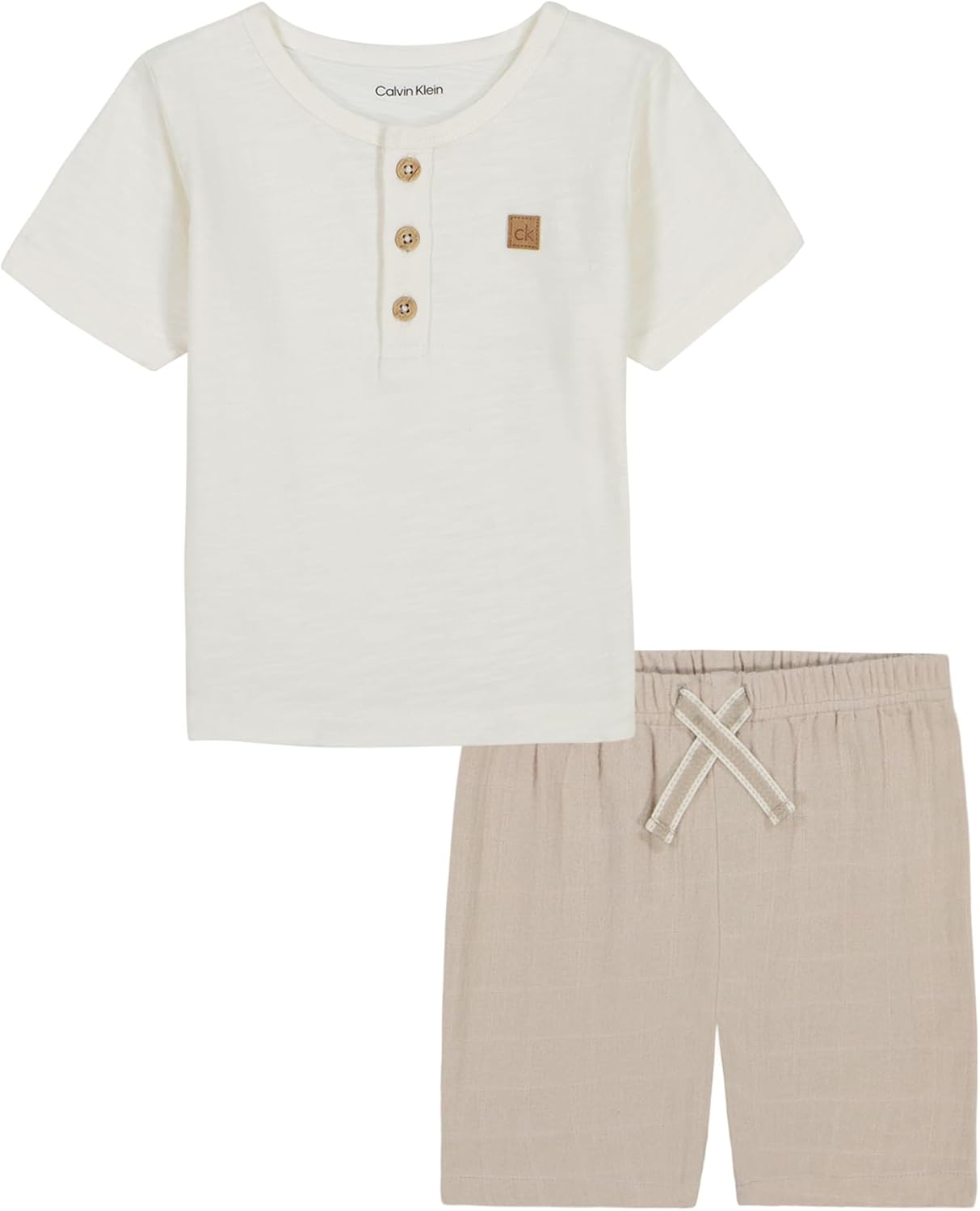 

Комплект шорт Calvin Klein для мальчиков (2 шт.), Vanilla Ice/Angel Tan