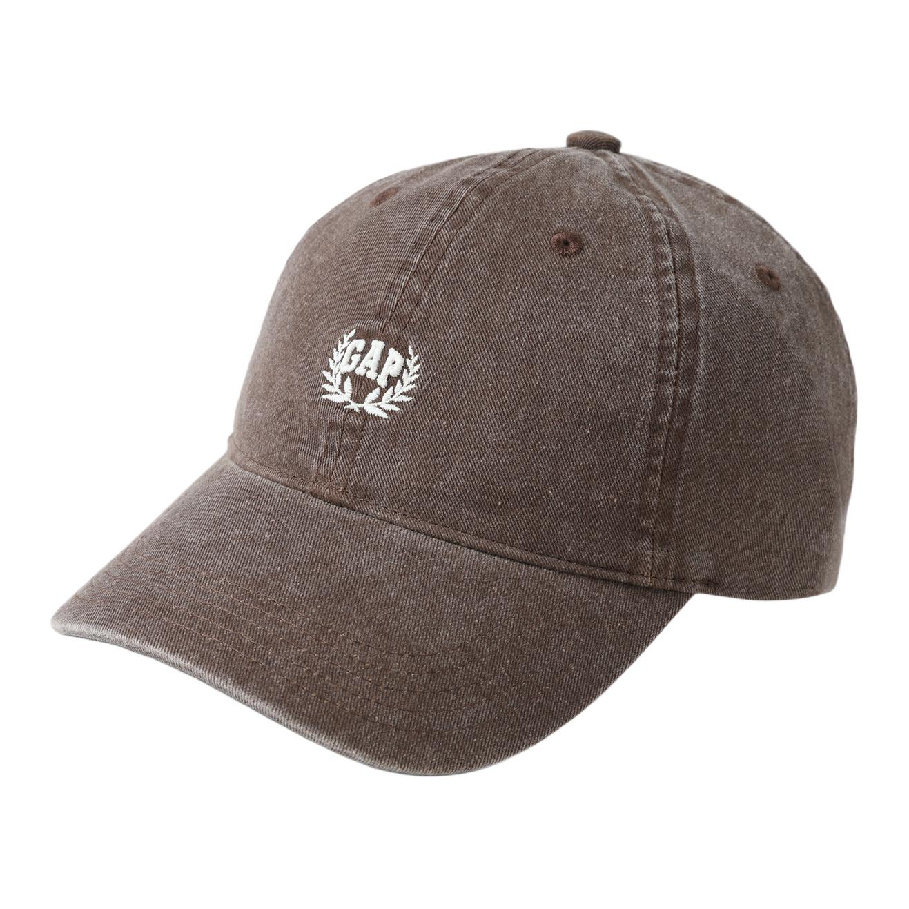 

Хлопковая бейсболка Women's GAP, коричневый