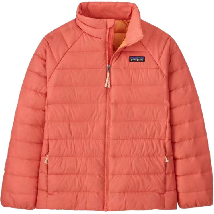

Детская утепленная куртка с воротником стойкой Patagonia, peak розовый/pkpk