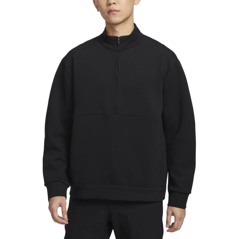

24.7 ImpossiblySoft Men's Dri FIT 1/2 Zip Top Nike, черный/серый