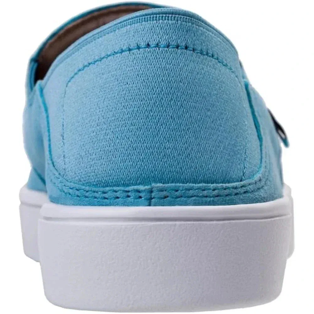 Мужские кроссовки Spenco Saylor SP1197 Aqua Sea Slip On Casual Shoes HAWK990, синий — фото 3